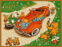 детский  Красная машинка 532 