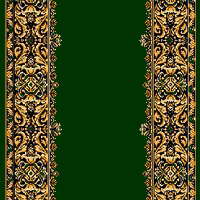 Ковровая дорожка полушерстяная  PARLAMENT  green -гладь