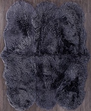 Ковер Овчина Sheepskin Sheepskin 150x190 серый