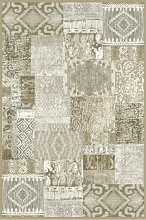 Ковер из вискозы и хлопка Royal Palace бежево-серый