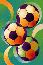 Ковер детский FUNKY GOL  lime