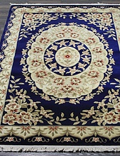Woolen Machine-made carpets QJ0359MC NAVY
