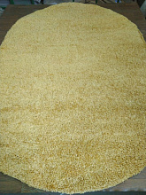 Ковер KEOPS SHAGGY A1006B YELLOW / YELLOW Овал