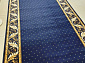 Ковровая дорожка Кремлевская 41531-38 темно-синяя