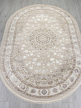Ковер DELINA A050B L.BEIGE / CREAM Овал