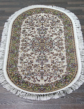 Ковер MASHAD PRESTIGE 01956A CREAM/L.GREEN Овал