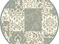 Рельефный ковер из вискозы GENOVA 38009 6555 90 КРУГ