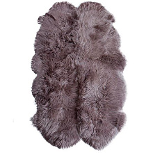 Овчина Новозеландская 4-х шкурная серый 