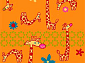 детский FUNKY-A GIRAFFE a apricot