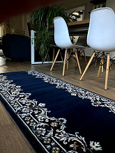 Ковровая дорожка Кремлевская темно-синяя 40033-38
