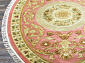 90 LINE WOOLEN HANDK-KNOTTED SHD-3 PINK Овал