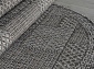 Ковер-циновка KAIR S148 DARK GRAY Овал
