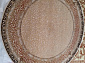 Индия шерсть шелк 14x14 864 BEIGE/RUST Круг
