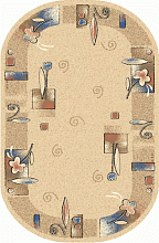 Ковер Дебют 77-01 ОВАЛ 