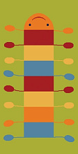 детский FUNKY MILLIPEDE lime