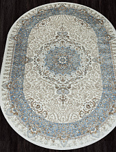 SAHARA 06066A L.BLUE FDY / CREAM HB Овал