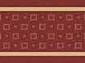 Ковровая дорожка Cottage 0908 3707 red