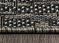 Ковер-циновка KAIR S136 BLACK-GRAY Овал