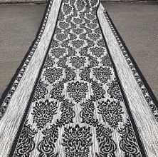 Ковровая дорожка циновка VEGAS S001 GRAY-BLACK