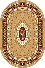 VALENCIA D069 BEIGE-RED Овал