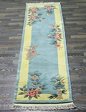 90 LINE WOOLEN HANDK-KNOTTED 7485 LIME