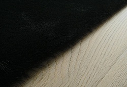 Ковровая Дорожка из искусственного меха RABBIT PREMIUM MS1000 BLACK