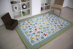 Детский ковер Цветы и Бабочки PTT Sorona JOYFUL KIDS Flower