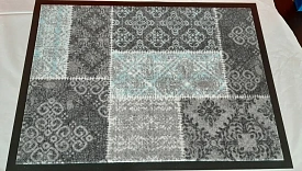 Грязезащитный коврик Ntrance Oriental P. 30 0.6х0.8 синий