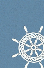 Морской NAUTICAL WHEEL лазурный