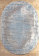 Ковер STYLE Q5521 030 BLUE Овал
