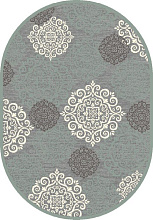 Рельефный ковер из вискозы GENOVA 38001 5565 50 ОВАЛ