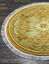 Ковер 90 LINE WOOLEN HANDK-KNOTTED EG-36 YELLOW Круг