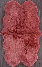 Ковер Овчина Sheepskin Sheepskin 95x190 коралловый