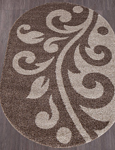 Ковер PLATINUM t621 DARK BEIGE Овал