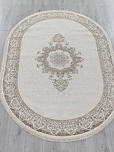 Ковер MOSSO 27236 CREAM / BLUE Овал