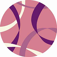 Ковер SUNRISE v801 PINK Круг