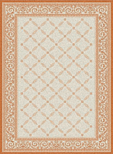 Ковер- циновка COTTAGE 1502 8Z01 terra/wool