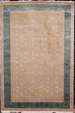 Ковер Индия шерсть шелк 14x14 797 IVORY / LIME
