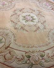 90 LINE WOOLEN HANDK-KNOTTED 0083 CREAM Круг
