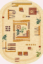 Ковер Ноктюрн 40128-01 ОВАЛ