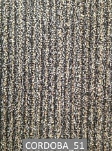 Грязезащитный коврик CORDOBA 51 серо-коричневый