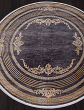 Ковер MILANO 21071Y D.GREY / L.YELLOW Круг