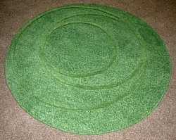 Ковер RETRO ROUND green