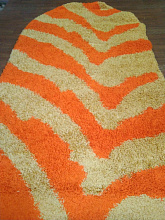 Ковер KEOPS SHAGGY B1274B ORANJ / ORANJ Овал