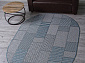 Ковер-циновка KAIR S160 BLUE Овал