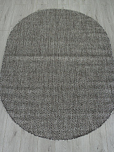 Ковер-циновка KAIR S156 DARK GRAY Овал