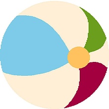 детский FUNKY TOP PIL cream ROUND