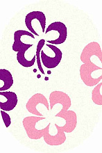 COMFORT SHAGGY 2 s605 BONE-PURPLE Овал