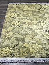 с цветами 90 LINE WOOLEN HANDK-KNOTTED 9611 NATURAL