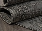 Ковер-циновка KAIR S144 BLACK-GRAY Овал